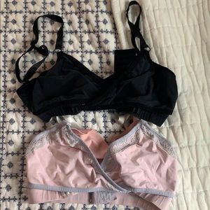 Three of The Dairy Fairy nursing bras size Medium